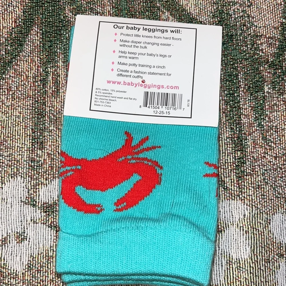 BL Baby Leggings 4 baby legs leggings: Seahawks, Superhero, Crabs, & Blue Argyle